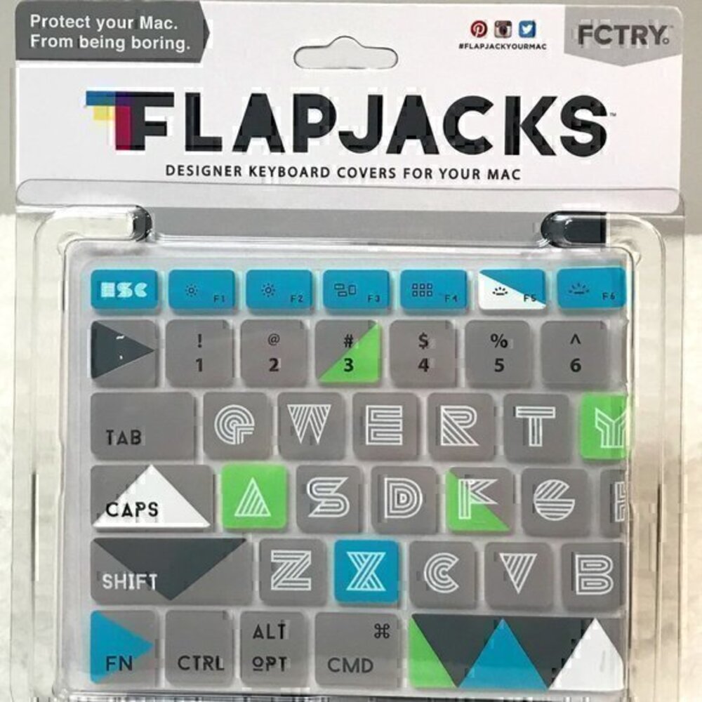 FCTRY Flap Jacks "Limelight" Keyboard Cover